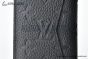 LV Pocket Organizer Wallet Black Taurillon Monogram Leather M69044