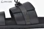 Hermes Jackson Black Chevron Leather Sandal