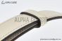 HERMES Lady Kelly 18 RG Buckle & White Epsom Leather Belt