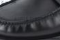Ferragamo Gancini Black Grained Leather Loafer