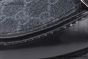 Gucci Monogram Canvas / Black Leather Buckle Loafer