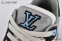 LV Trainer Sneaker Monogram Canvas & Leather Blue 1AC50S