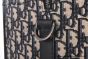 Dior Lingot 50 Bag Beige & Black Oblique Jacquard with Black Grained Calfskin