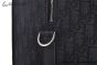 Dior Lingot 50 Bag Black Oblique Jacquard with Black Grained Calfskin