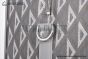 Dior Lingot 50 Bag Gray Diamond Canvas with Gray Smooth Calfskin