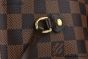 LV Neverfull MM Damier Ebene Canvas Cerise Red & Brown N40599