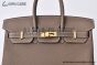 Hermes Birkin 25 Etoupe Togo Leather Gold Hardware Fully Handmade