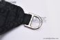 Dior Saddle Belt Bag Black Oblique Jacquard & Black Grained Calfskin