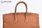 Hermes Birkin 30 Gold Togo Leather Palladium Hardware Fully Handmade
