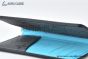 LV Pocket Organizer Wallet Black/Turquoise Monogram Eclipse Reverse Canvas M11469