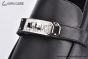 Hermes Karl Black Smooth Leather Loafer