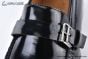 Hermes Igor Black Patent Leather Loafer