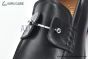 Christian Louboutin Chambelimoc Black Waxed Leather Loafers