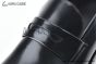 Balenciaga Black Waxed Leather BB Logo Loafer