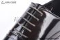 Ferragamo Brown Patent Leather Lace-up Derby