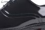Ferragamo Black Patent Leather Lace-up Derby