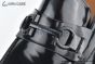 Ferragamo Gancini Black Patent Leather Loafer