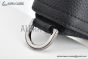 Dior Mini Saddle Messenger Bag with Flap Black Oblique Jacquard with Black Grained Calfskin