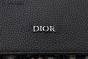 Dior Saddle Backpack with Flap Beige & Black Oblique Jacquard with Black Grained Calfskin