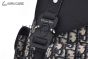 Dior Gallop Backpack Beige & Black Oblique Jacquard with Black Grained Calfskin