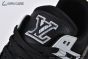 LV Trainer Sneaker Damier Denim & Leather Black 1ACPSM
