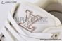 LV Trainer Sneaker Monogram Leather Beige $ White 1AHTUA