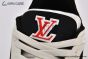 LV Trainer Sneaker Nubuck & Grained Leather Noir 1ACW3K
