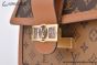 LV Dauphine MM Bag Monogram & Reverse Canvas M45958