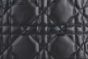 Dior Medium Toujours Bag Black Macrocannage Calfskin