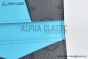 LV Pocket Organizer Wallet Black/Turquoise Monogram Eclipse Reverse Canvas M11469