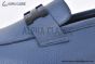 Hermes Paris Blue Leather Loafer