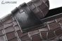 Balenciaga Dark Brown Waxed Paterned Leather Loafer