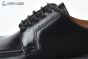 Ferragamo Smooth Black Leather Derby