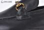 Gucci Black Grained Leather Loafer with Horsebit