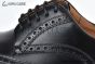 Prada Classic Black Smooth Leather Brogue Oxford