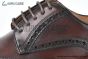 Prada Classic Brown Smooth Leather Brogue Oxford