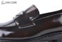 Prada Chocolate Brown Patent Leather Loafers