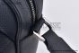 Dior & Hylton Nel Rider 2.0 Zipped Messenger Bag Blue Grained Calfskin