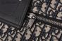 Dior Lingot 50 Bag Beige & Black Oblique Jacquard with Black Grained Calfskin