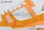 LV Trainer Sneaker Monogram Denim & Embossed Orange 1A9JHB
