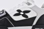 LV Trainer Sneaker Perforated Leather Black & White 1AHTDJ