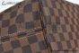 LV Neverfull MM Damier Ebene Canvas Cerise Red & Brown N40599