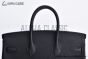 Hermes Birkin 25 Noir Togo Leather Palladium Hardware Fully Handmade