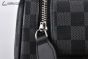 LV Dopp Kit Toilet Pouch Damier Graphite Canvas Black N40127