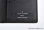 LV Pocket Organizer Wallet Black Taiga Leather M30283
