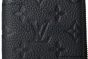 LV Zippy Vertical Wallet Black Monogram Taurillon Leather M69047