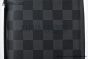 LV Zippy XL Wallet Black Damier Graphite Canvas N41503