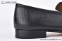 Hermes Paris Black Calf & Croco Patern Leather Loafer