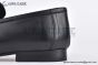 Hermes Paris Black Goat Leather Loafer with Tassel