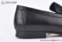 Hermes Karl Black Smooth / Croco Patern Leather Loafer